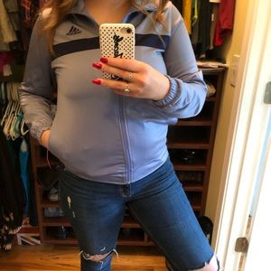 Vintage adidas lilac track suit top.